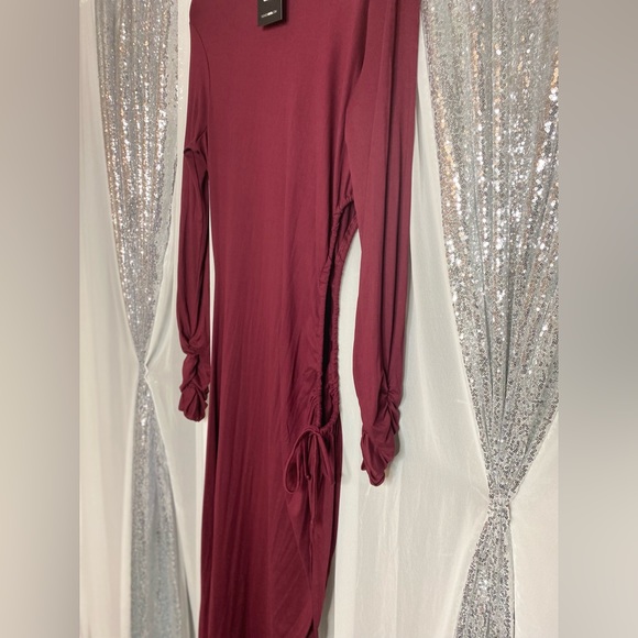 (NWT)Fashion Nova Ruched Maxi Dress - Picture 5 of 5